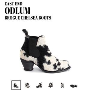 John Fluevog x Anna Sui Odlum Brogue Chelsea Boot